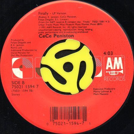 Ce Ce Peniston We Got A Love Thang B W Finally 45 S Breakwell Records