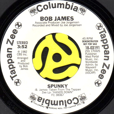 BOB JAMES / SPUNKY (45's) (WHITE PROMO) - Breakwell Records