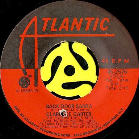 Clarence Carter Back Door Santa 45 S Breakwell Records