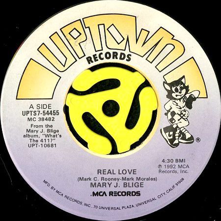 MARY J. BLIGE / REAL LOVE (45's) - Breakwell Records