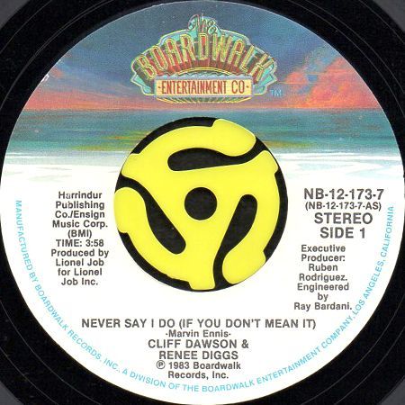 CLIFF DAWSON / I CAN LOVE YOU BETTER (45's)｜BREAKWELL ...
