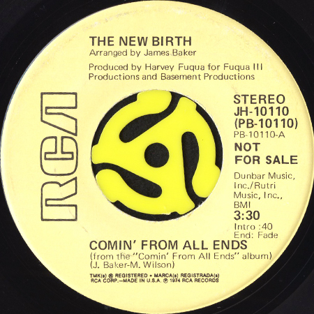 THE NEW BIRTH / COMIN' FROM ALL ENDS - PATIENTLY (45's)｜BREAKWELL 