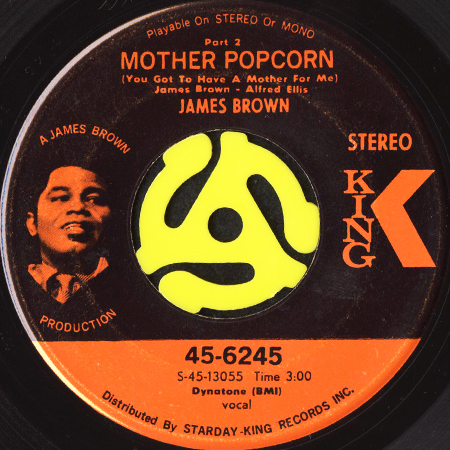 レア品！！ジェームス・ブラウン マザー・ポップコーン JAMES BROWN / MOTHER POPCORN (45's) - Breakwell Records
