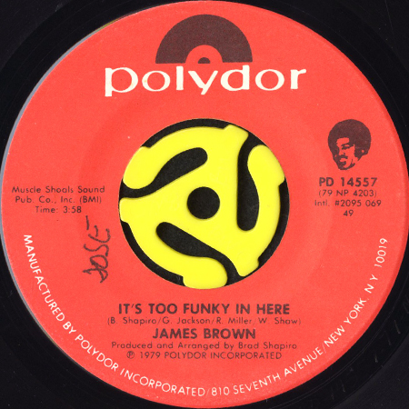 JAMES BROWN / IT'S TOO FUNKY IN HERE (45's)｜BREAKWELL